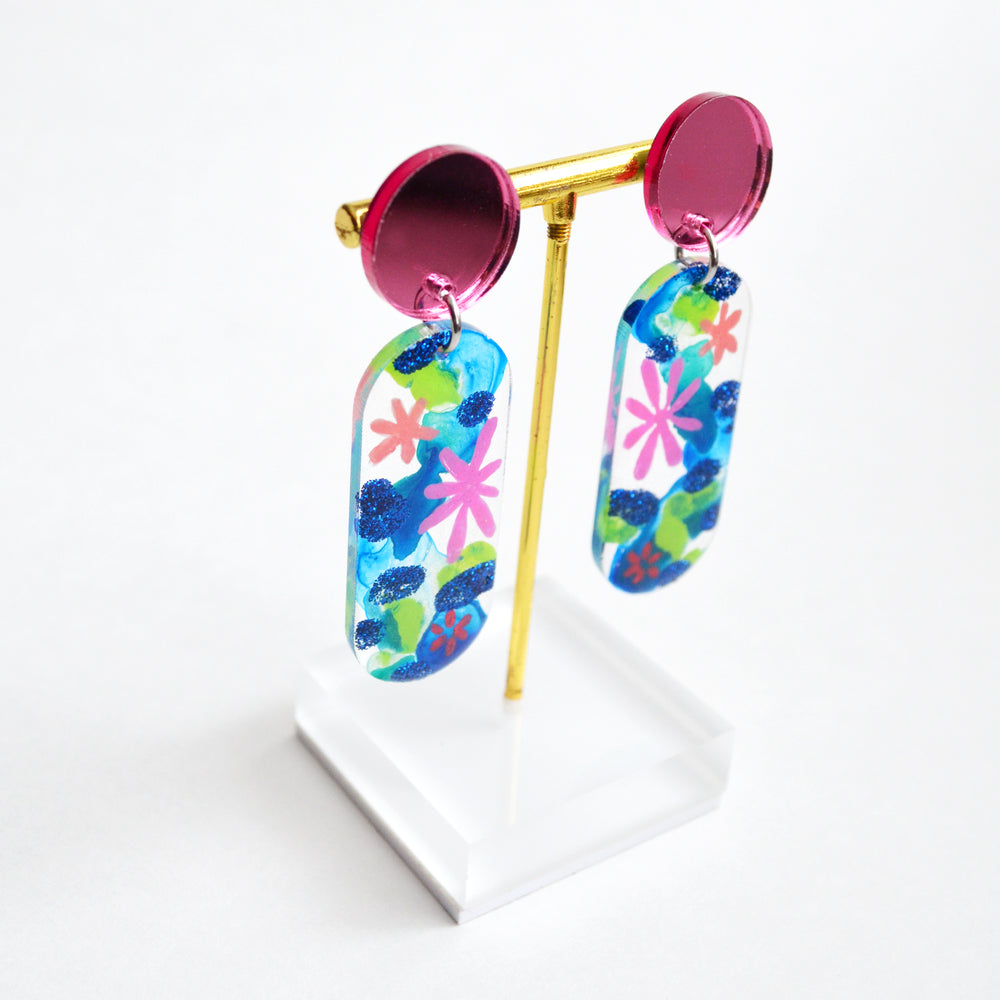 Ocean Starfish Laser Cut Acrylic Earrings