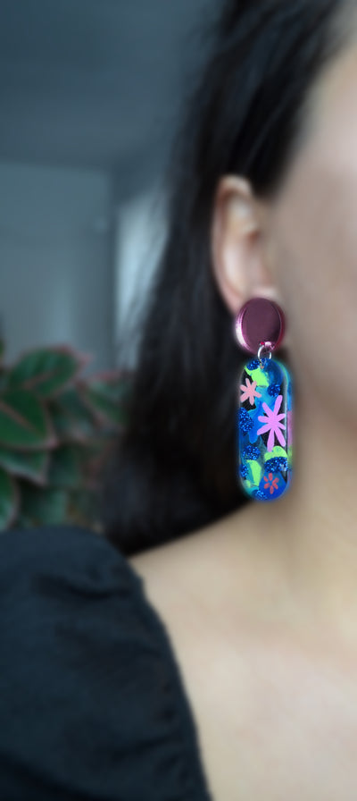 Ocean Starfish Laser Cut Acrylic Earrings